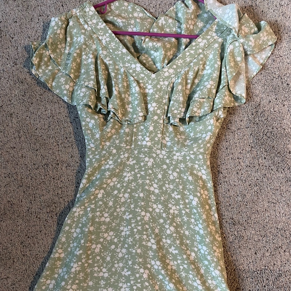 ALTARD STATE Green Party dress